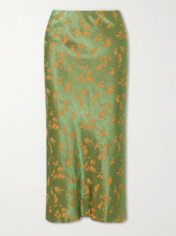 Floral Midi Skirt