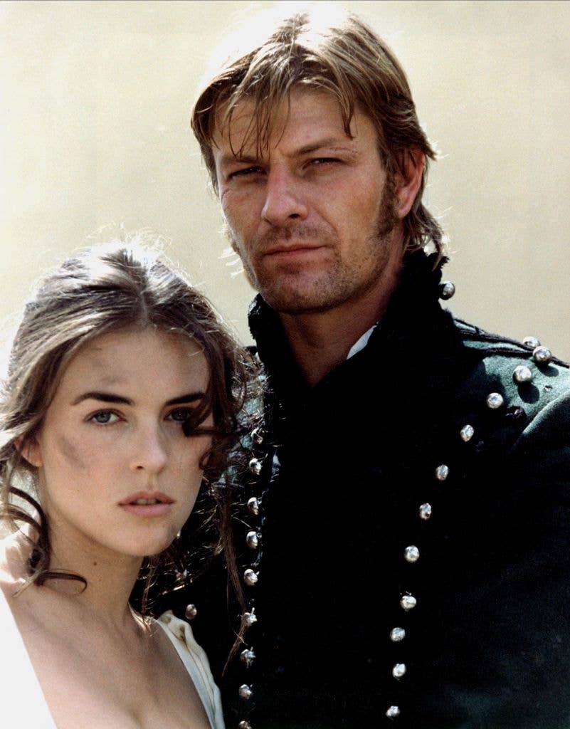Elizabeth Hurley & Sean Bean Television: Sharpe (1994)