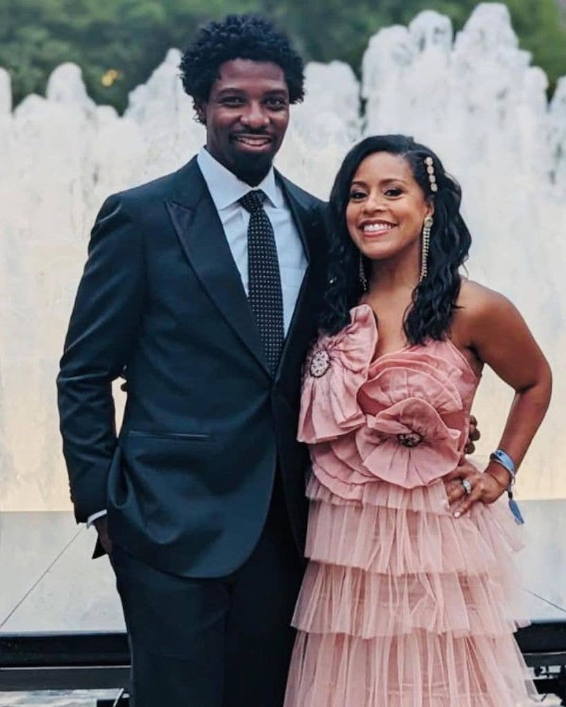 Sheinelle Jones with her husband Uche Ojeh