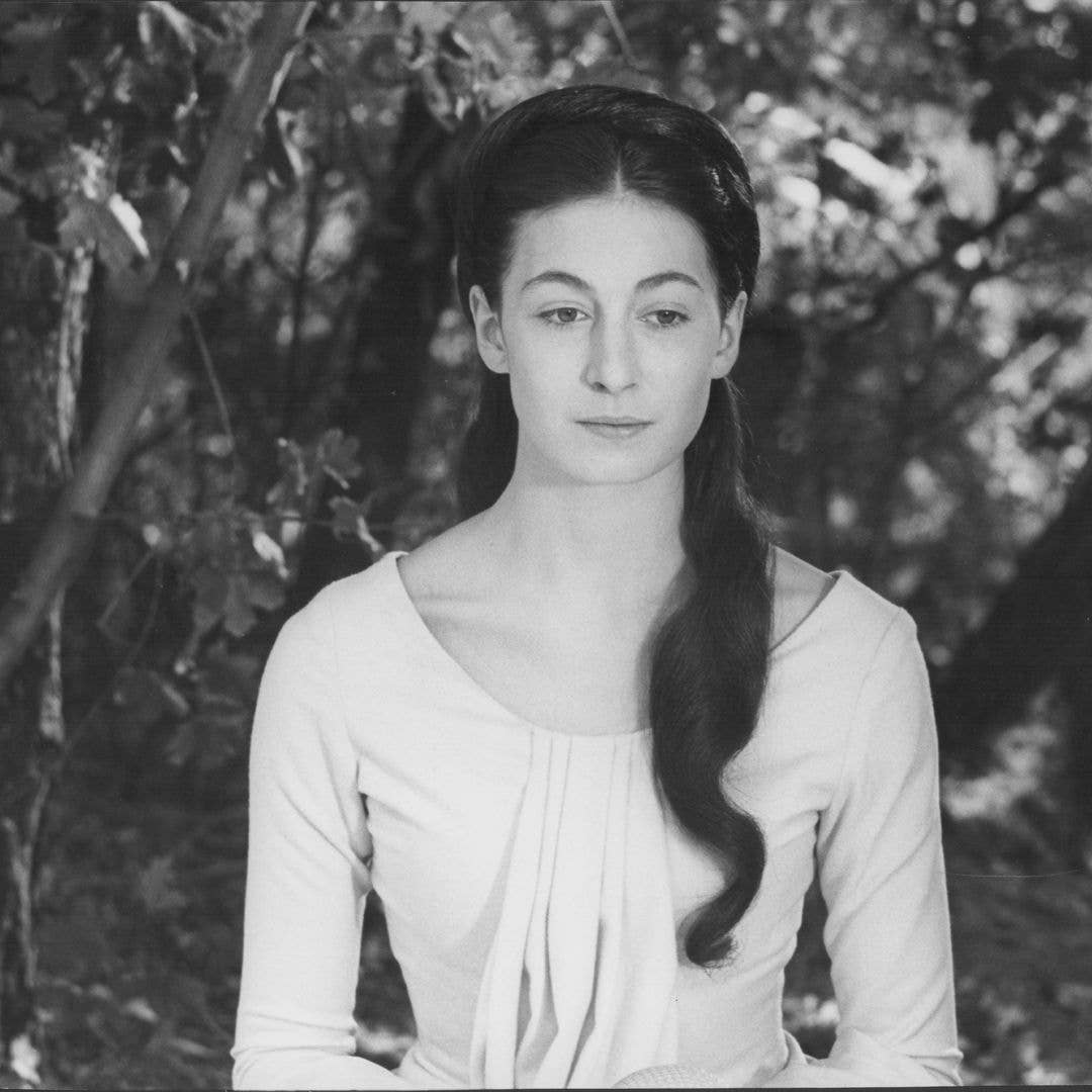 Actress Anjelica Huston in a scene from the movie 'A Walk with Love and Death', 1969. 