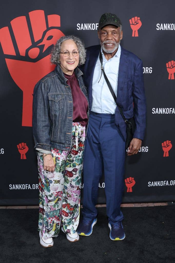 Gina Belafonte and Danny Glover attend Sankofa.org Social Justice Awards at Chaplin Studios on March 01, 2026 in Hollywood, California.
