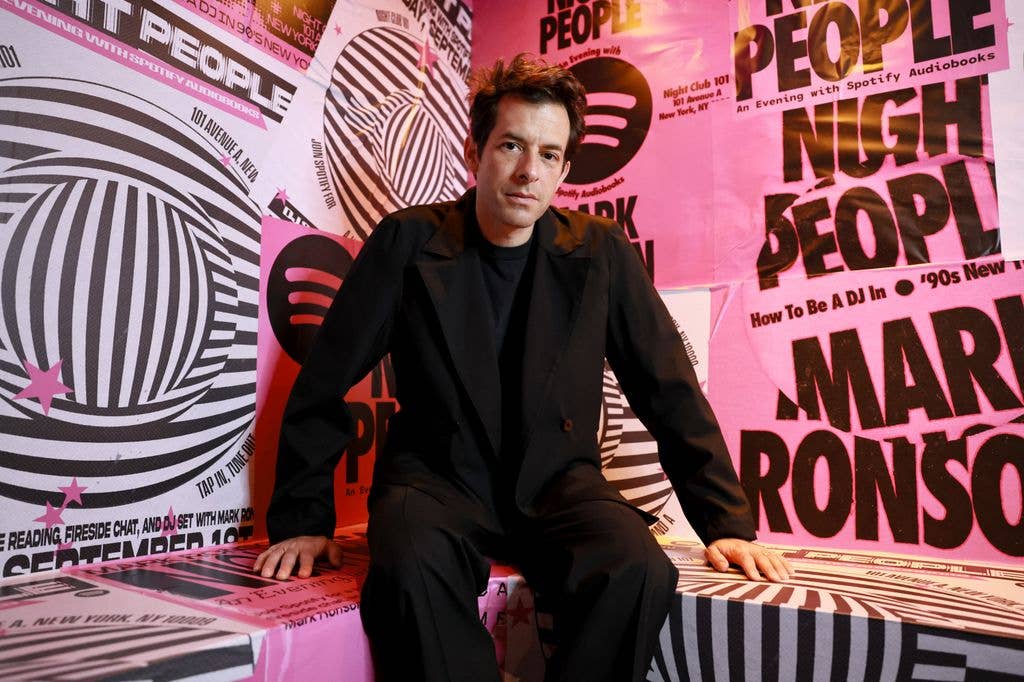 Mark Ronson attends Night People: An Evening with Spotify Audiobooks at Night Club 101 on September 19, 2025 in New York City.  