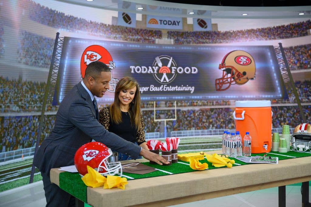 Craig Melvin and Sara Gore on Tuesday, January 28, 2020
