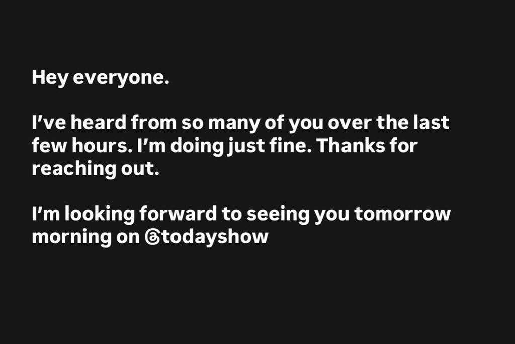 craig melvin statement