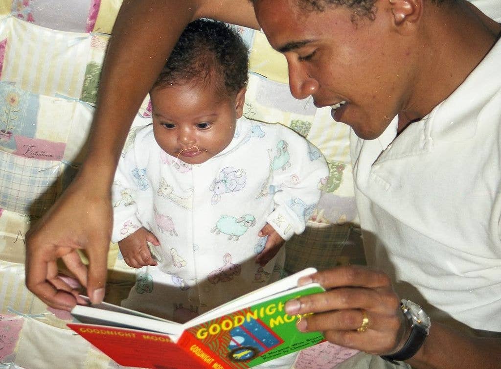 Barack Obama and Malia Obama in a throwback photo, shared via Instagram