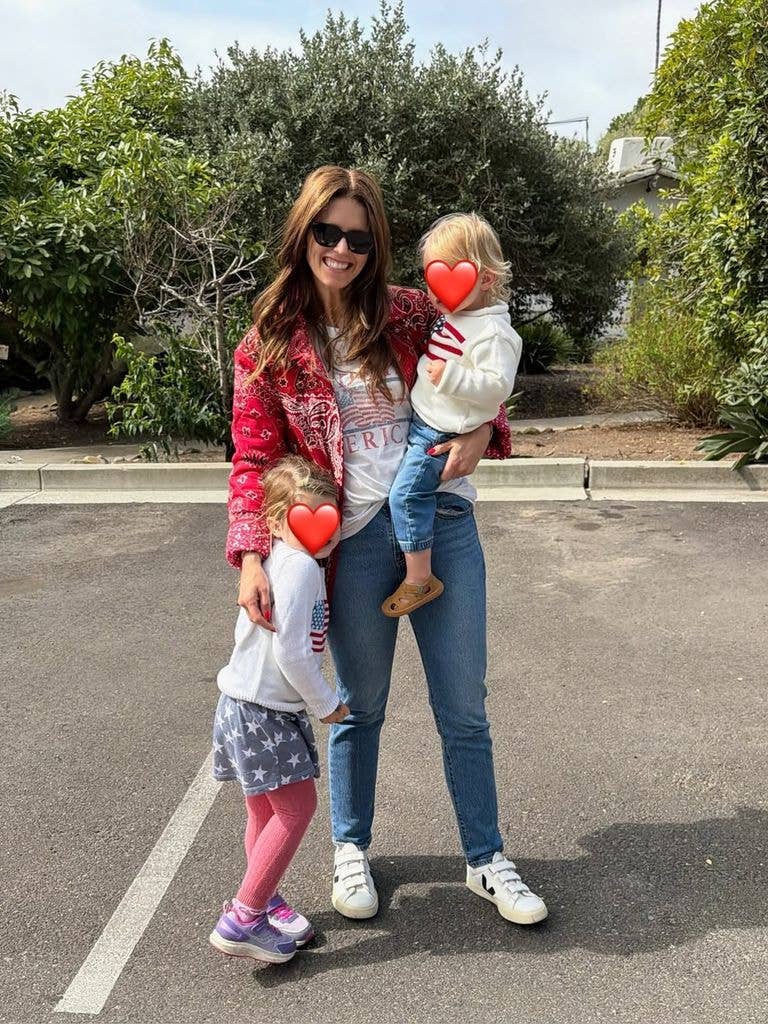 Katherine with her kids