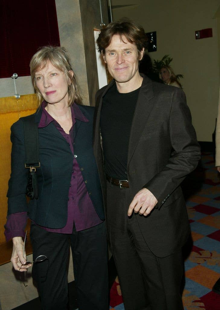 Willem Dafoe with Elizabeth Lecompte at the 2002 New York Film Critics Circle's 68th Annual Awards Dinner at Noche in New York City. January 12, 2003