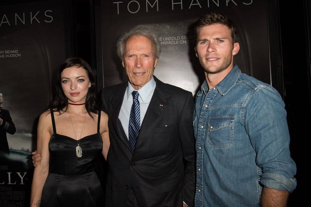 Director/actor/producer Clint Eastwood, and actor/model Scott Eastwood attend the screening of Warner Bros. Pictures' 'Sully' at Directors Guild Of America on September 8, 2016 in Los Angeles, California. 
