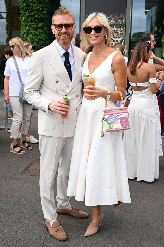 Jenni Falconer and James Midgley