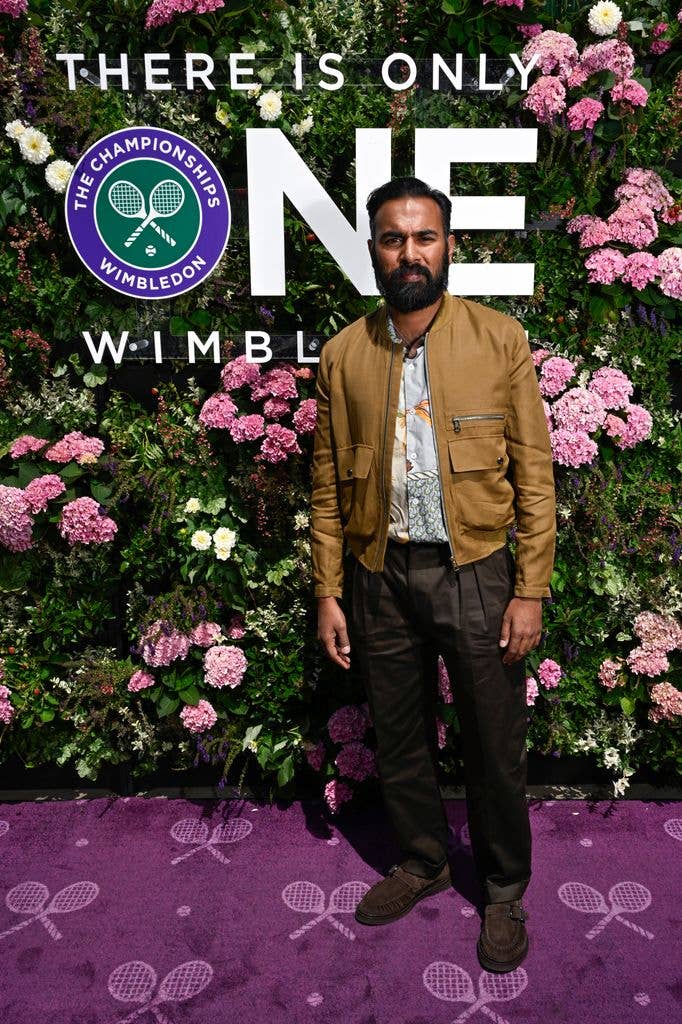 Himesh Patel in the Arrivals Hub at The Championships