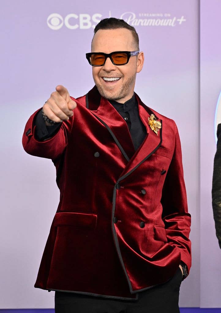 Donnie Wahlberg of New Kids on the Block attends the 52nd American Music Awards at MGM Grand Garden Arena on May 25, 2026 in Las Vegas, Nevada. 
