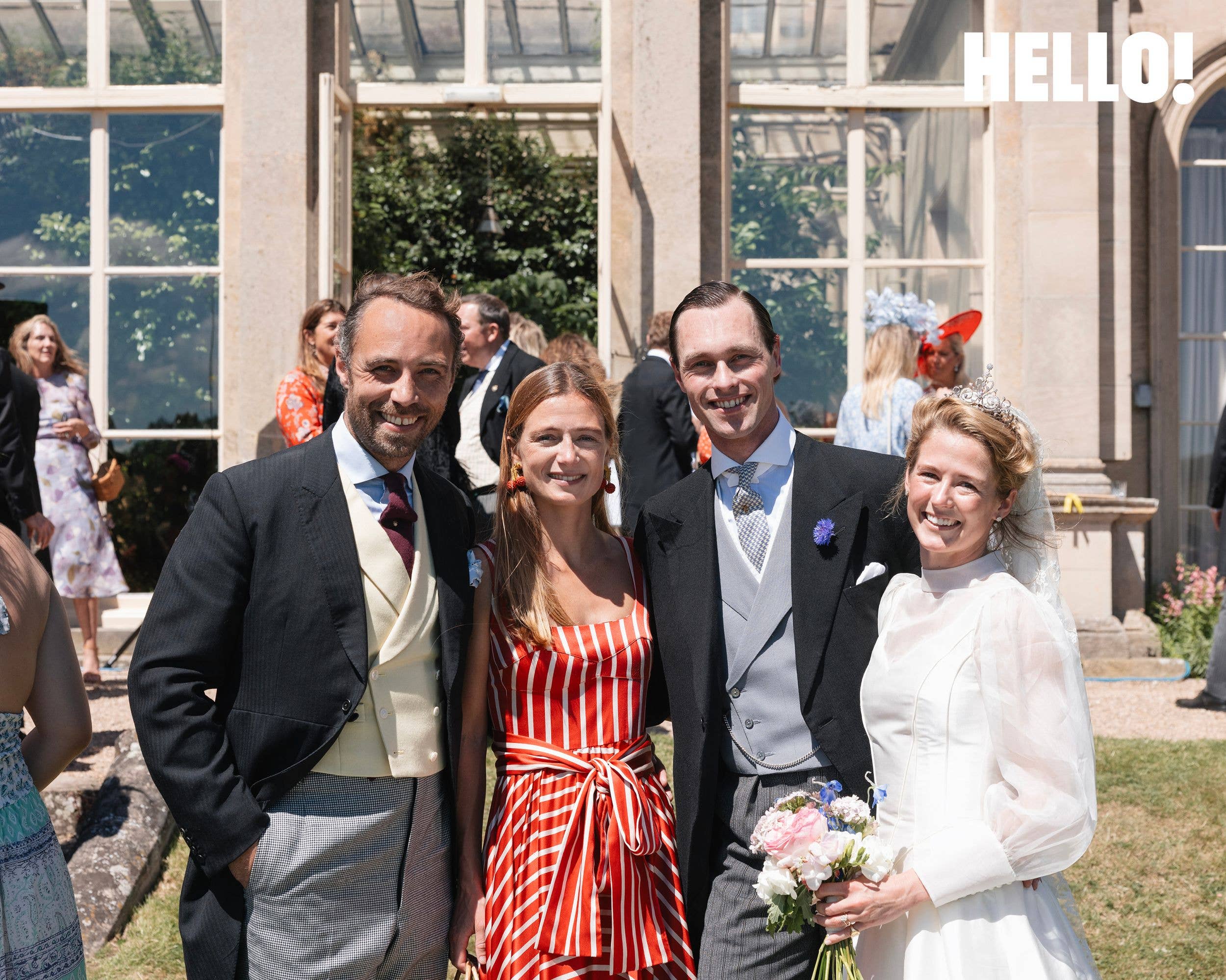 James Middleton and his wife Alizee Thevenet was one of the guests