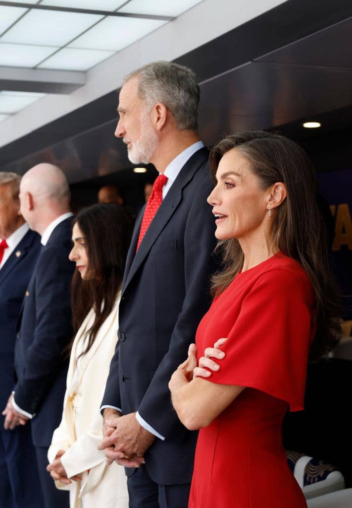 King Felipe VI of Spain and Queen Letizia of Spain attend the FIFA World Cup 2026 Final