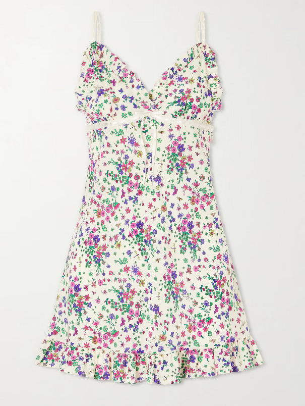 Printed Silk Dress