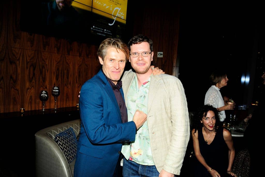 Willem Dafoe and Jack Dafoe attend NYFF56 Closing Night Gala Presentation & North American Premiere Of "At Eternity's Gate" - After Party at Ascent, NYC on October 12, 2018