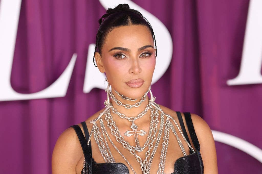 Kim Kardashian attends the "All's Fair" London Premiere