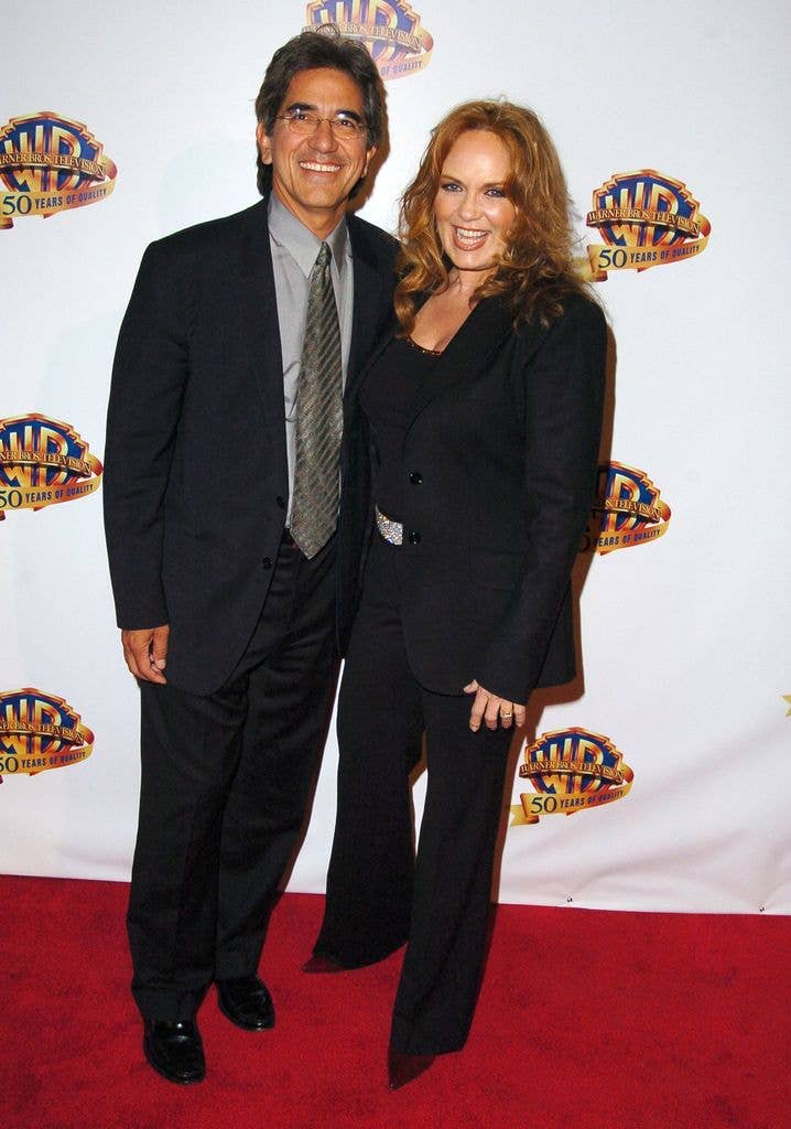 Catherine with her husband, Peter Lopez in 2005
