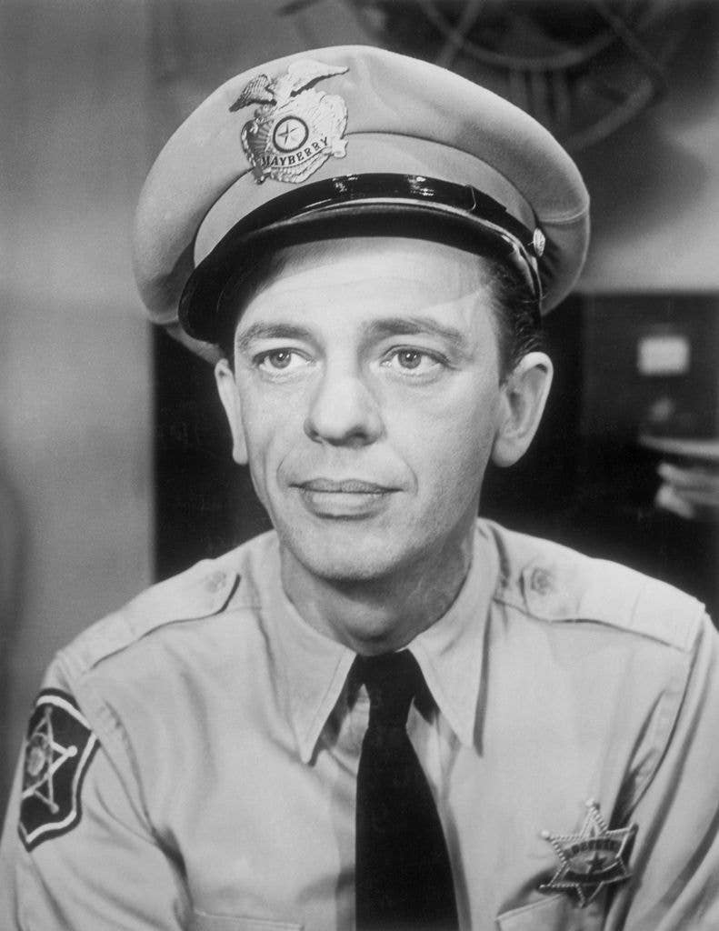 Don Knotts as Barney Fife in The Andy Griffith Show.