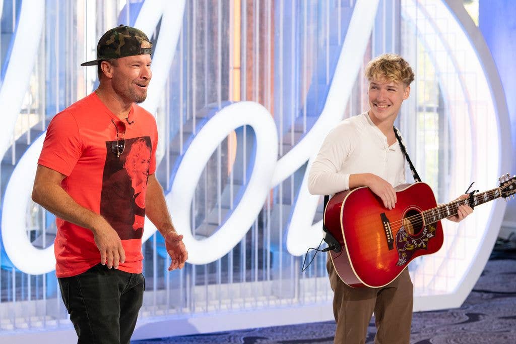 Brian and Baylee in Nashville, where Baylee has chosen to embrace country music