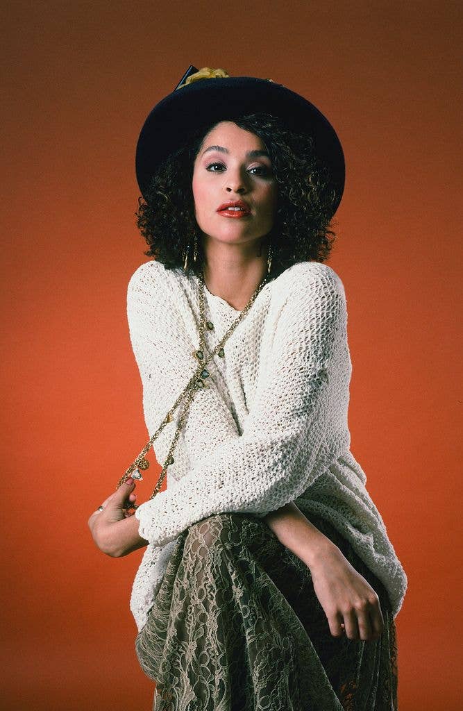 Karyn Parsons as Hilary Banks from 'The Fresh Prince of Bel Air'. 