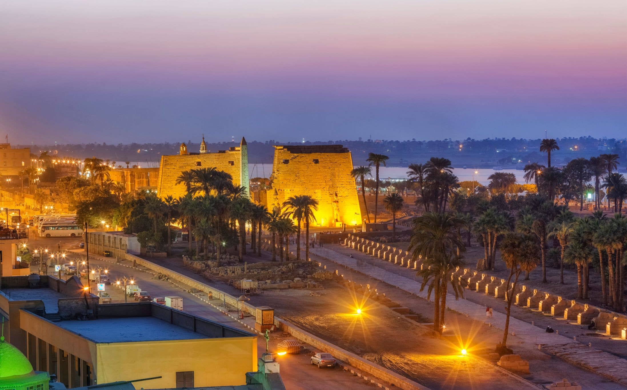 Luxor combines modernity with ancient heritage