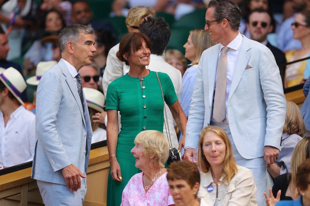 Davina McCall on day thirteen of The Championships Wimbledon 2026 at All England Lawn Tennis and Croquet Club on July 11, 2026 in London, England.