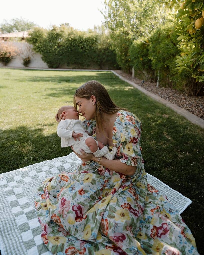 Emilie Kiser and her son Theodore, shared via Instagram