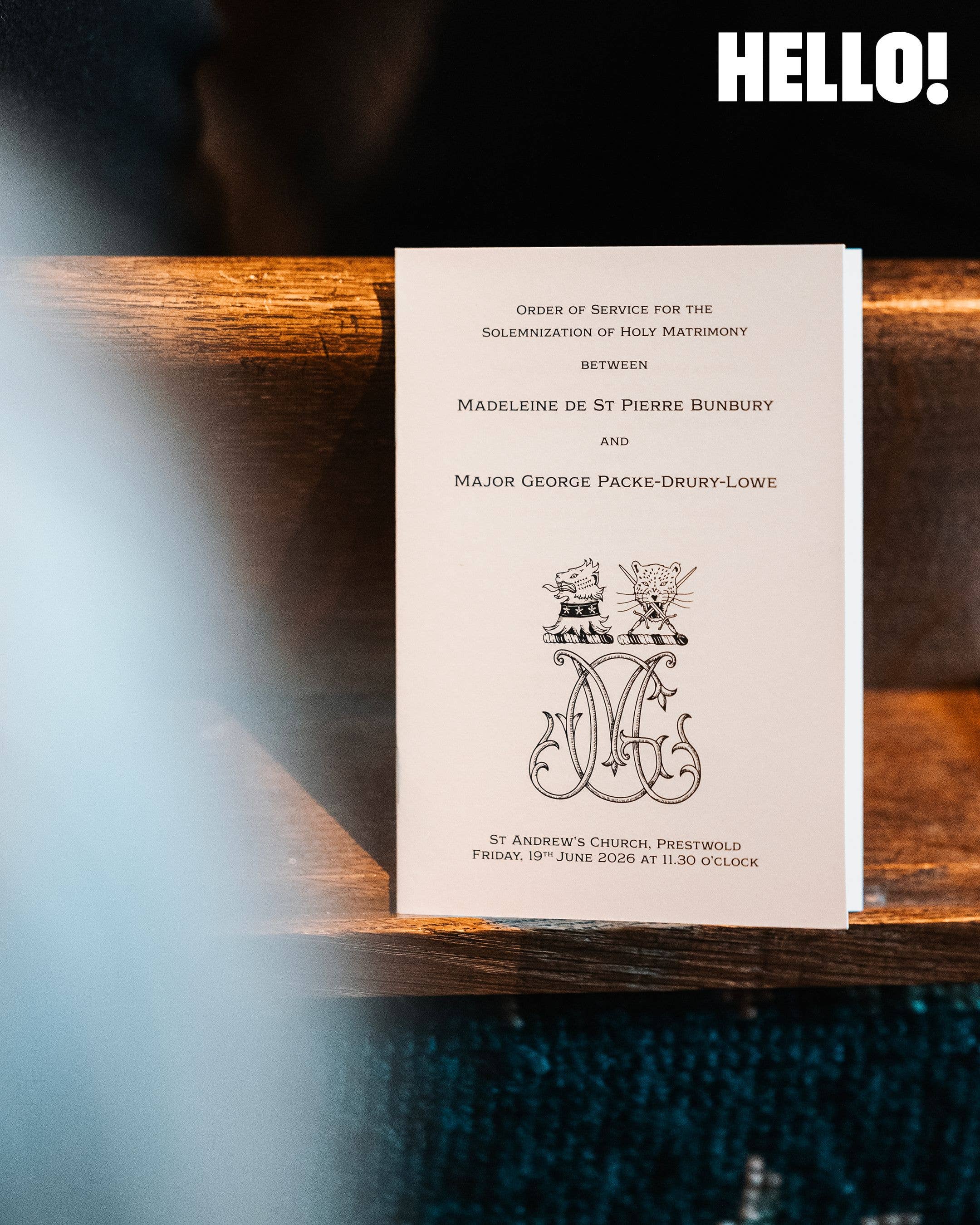Order of service