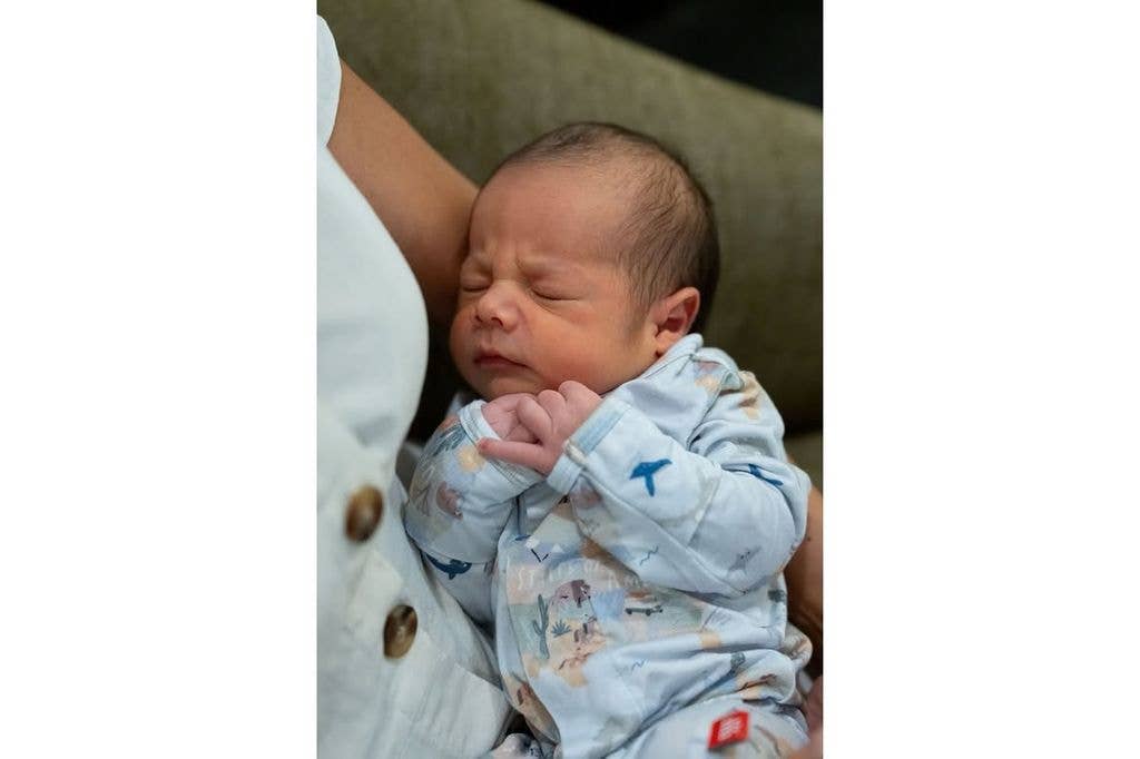 Baby Alec's first photo shoot