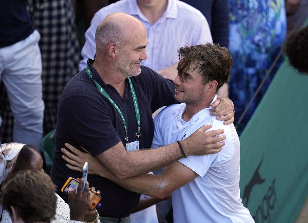 This year's Wimbledon wildcard has won himself a place the quarter-finals