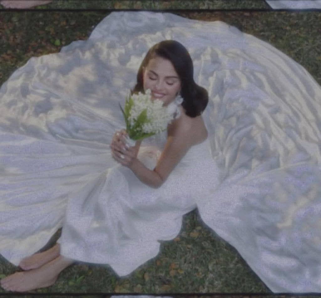 The blushing bride