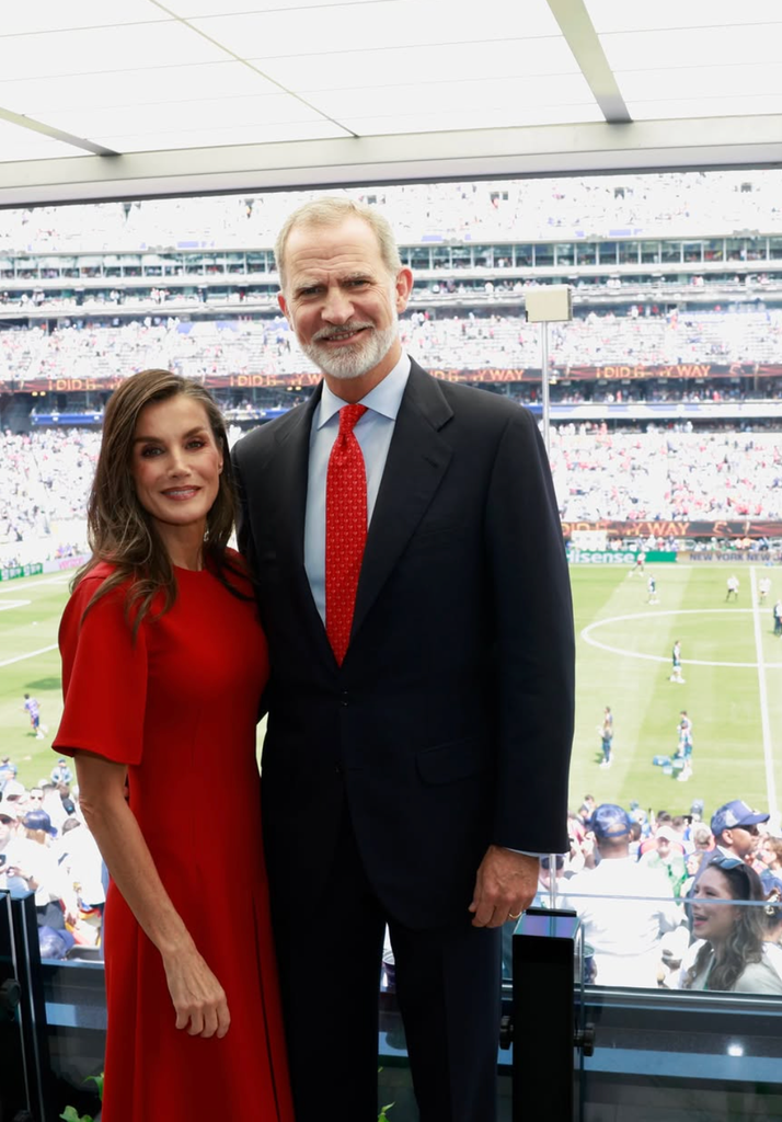 Queen Letizia and King Felipe strike a fashion chord at the FIFA 2026 World Cup Final