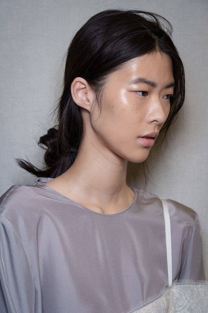 Low, loose updos are ideal for hot-weather styling
