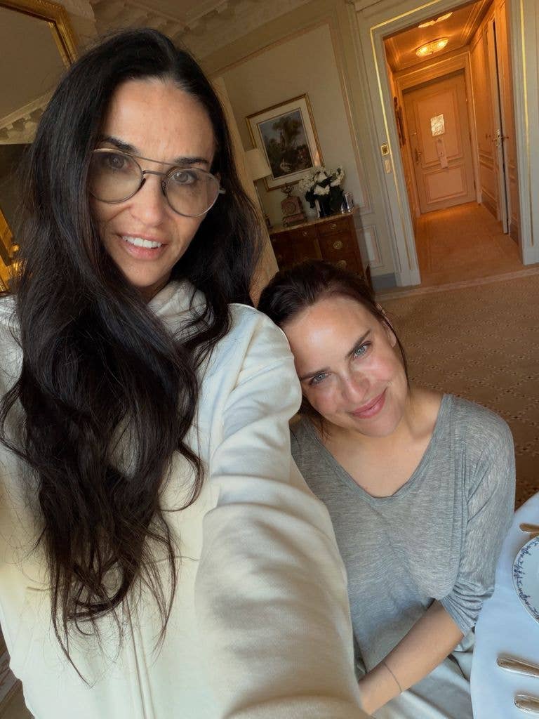 Photo shared by Demi Moore July 2026 of her daughter Tallulah Willis on vacation in Paris