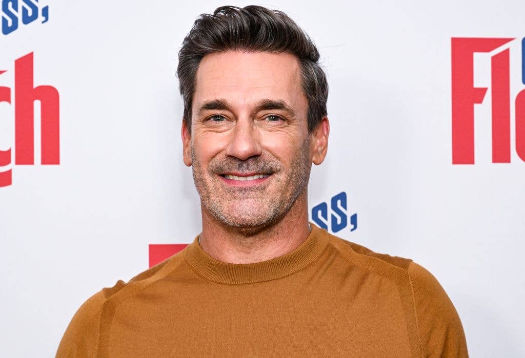 Jon Hamm attends a special screening of Miramax's "Confess, Fletch" at The West Hollywood EDITION on September 07, 2022 in West Hollywood, California.