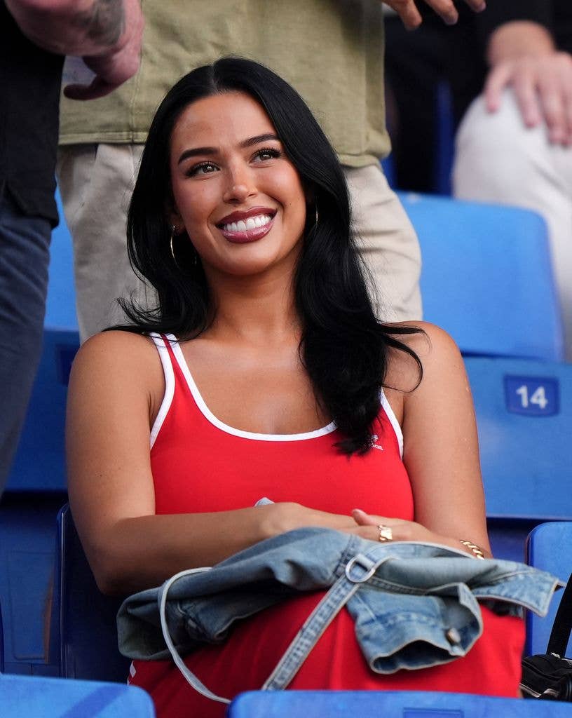 Ashlyn Castro, girlfriend England's Jude Bellingham, in the stands before the World Cup Qualifier at the RCDE Stadium in Barcelona, Spain. Picture date: Saturday June 7, 2025. 