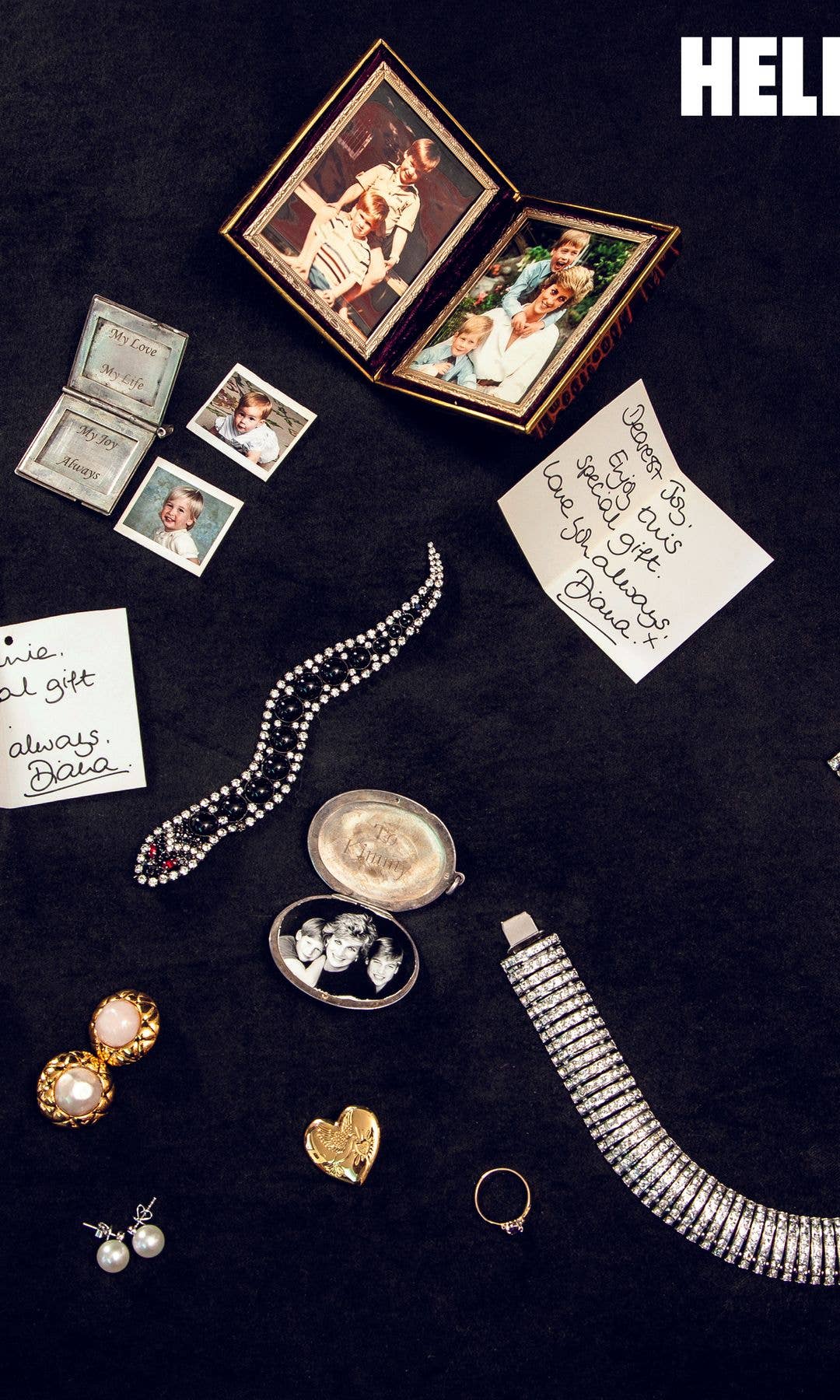 Items belonging to Princess Diana, now owned by Renae Plant 
