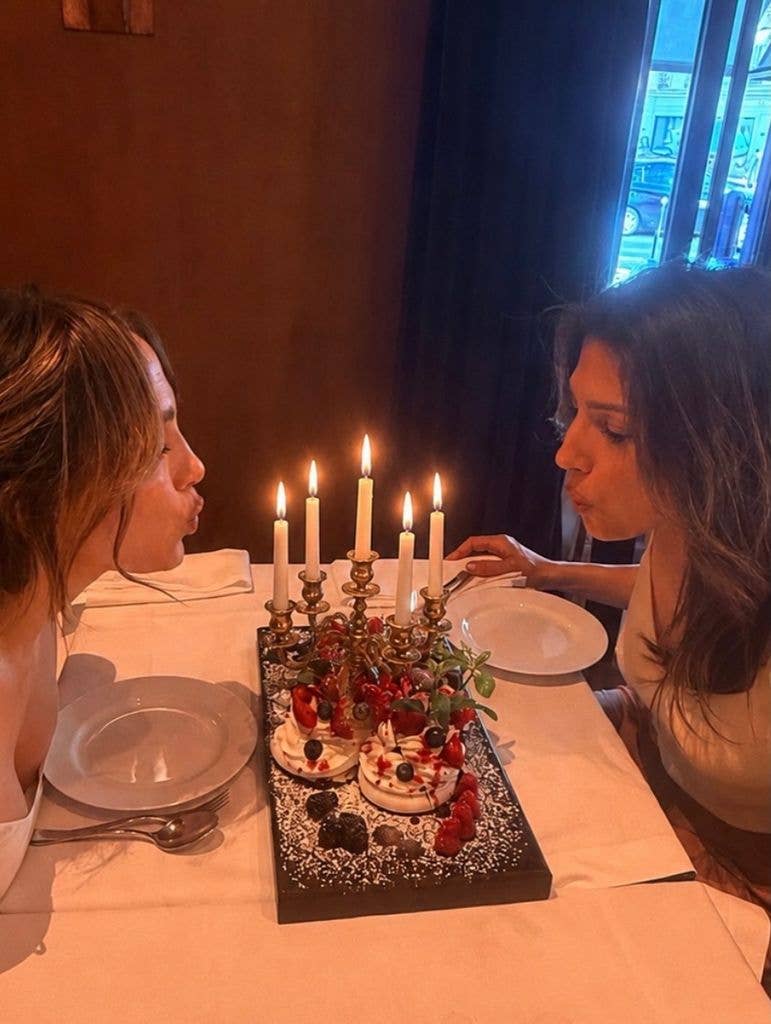 Jennifer and her sister celebrated their birthdays together