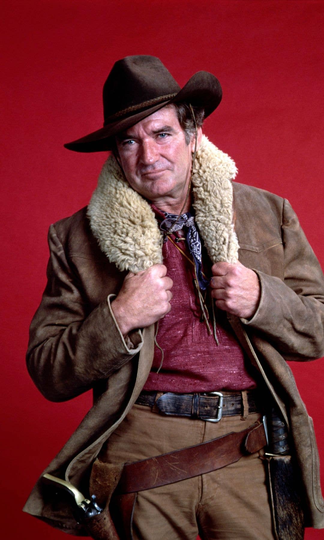 Rod Taylor in a promotional image for The Oregon Trail