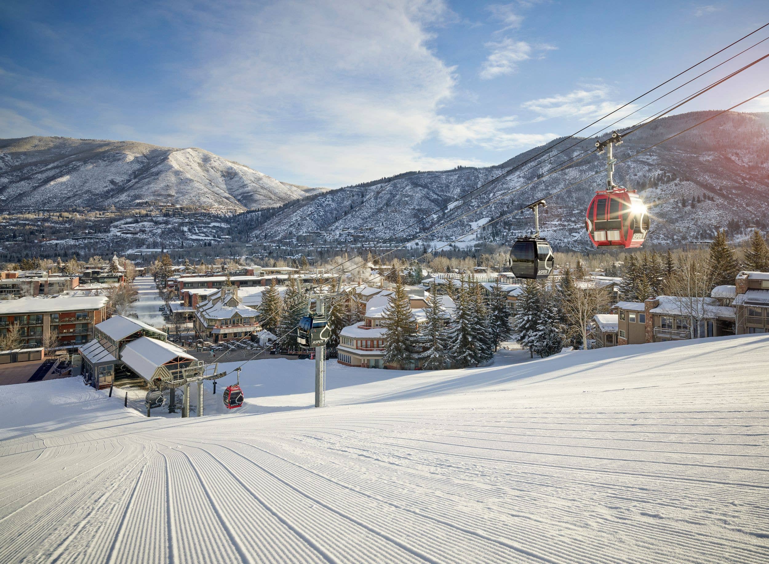 All time high: Aspen is great for honeymooning on the slopes
