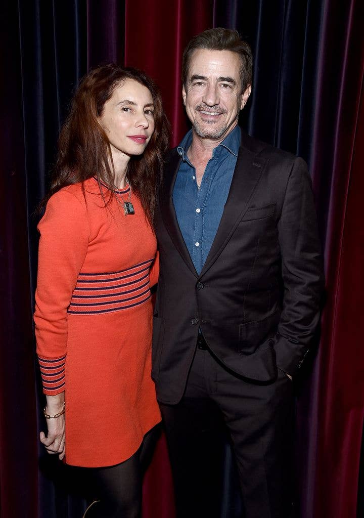 Prima Polinari and Dermot Mulroney attend the Sony Pictures Classics & The Cinema Society Host A Special Screening Of "Greed" After Party at The Fleur Room on February 24, 2020 in New York City