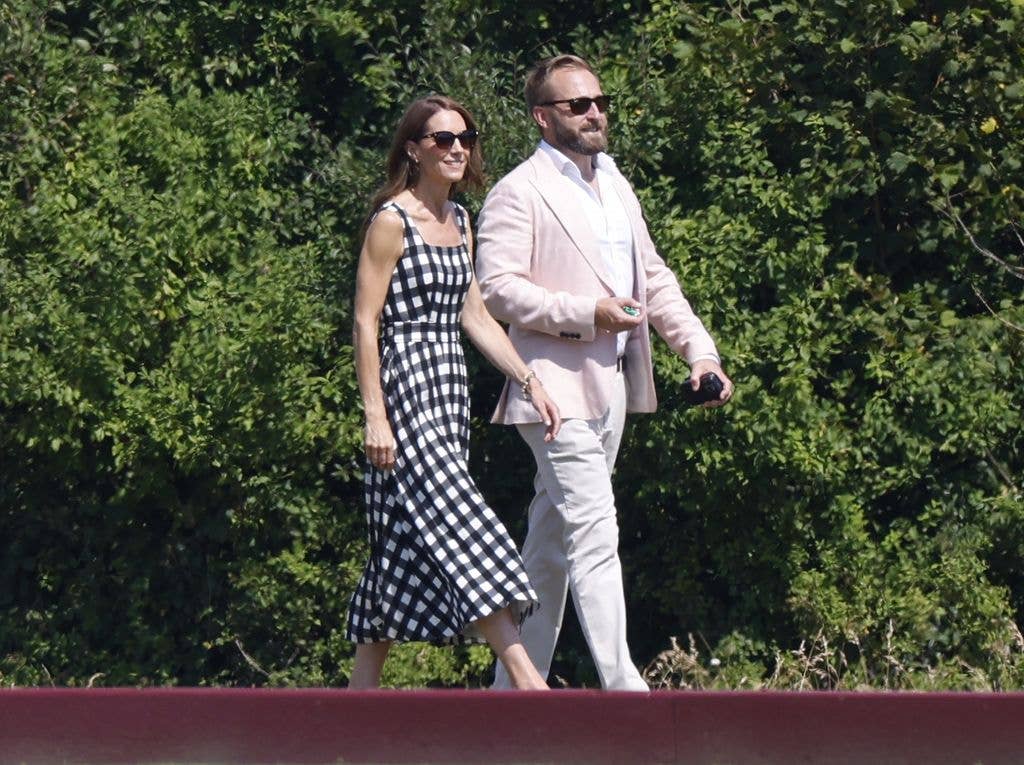 Princess Kate arrived with Prince William's equerry at the DMMI Royal Charity Polo Cup