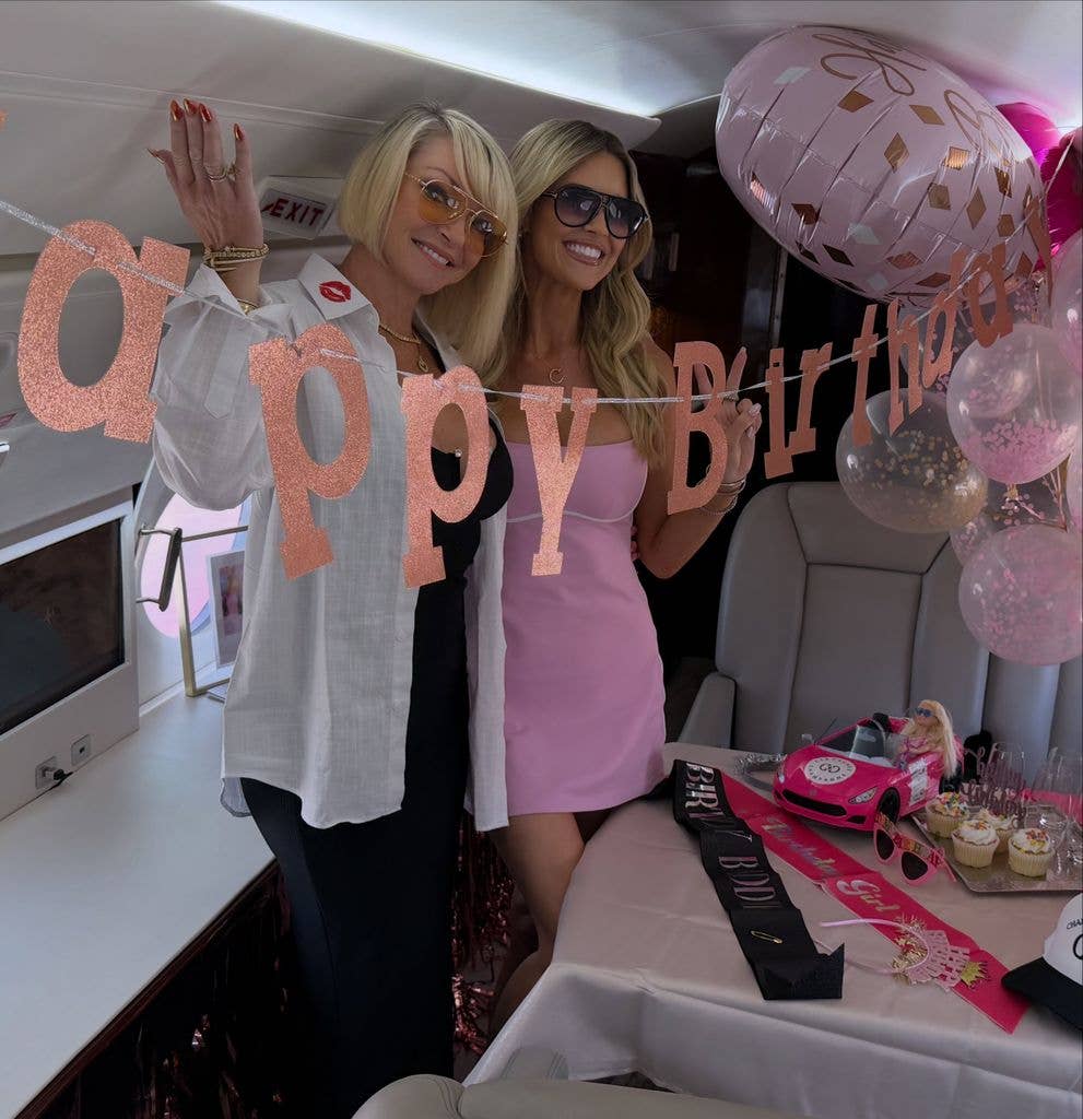 The star celebrated with her friends and partner