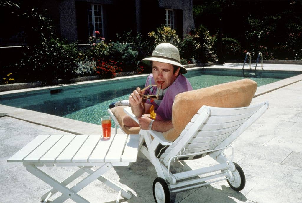 Elton john poolside young