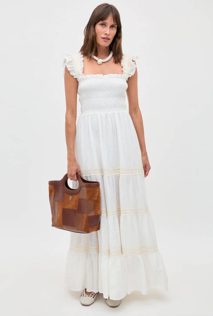 Rixo 'Aubrie' Cotton Midi Dress
