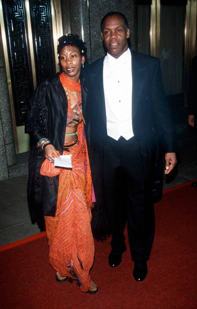 Essence Awards 2000 at Radio City Music Hall. Honoree Danny Glover with daughter Mandisa.