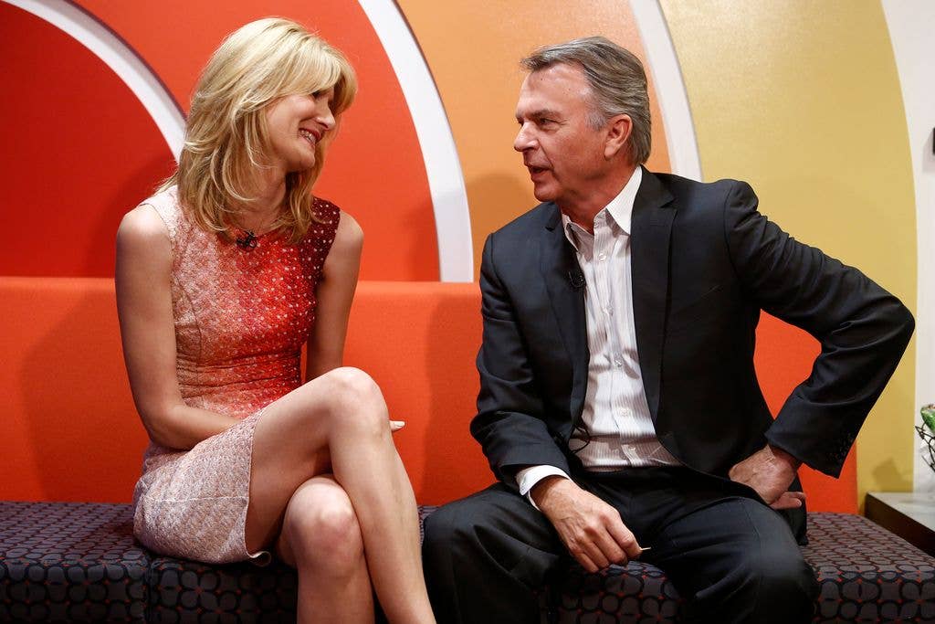Laura Dern and actor Sam Neill appear on NBC News' "Today" show on April 2, 2013