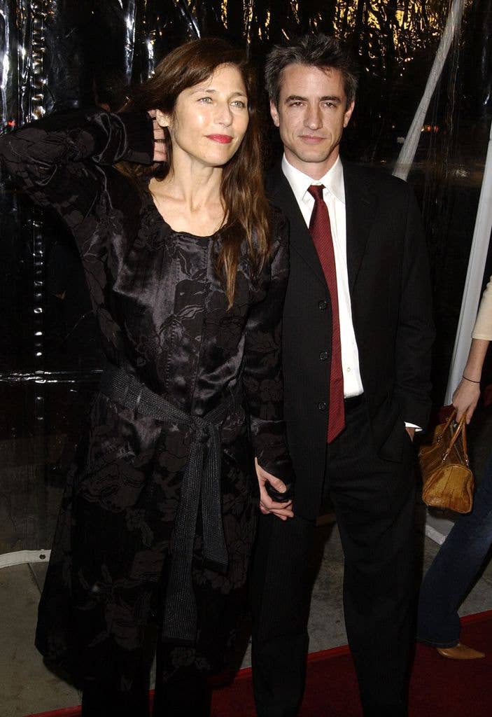 Catherine Keener & Dermot Mulroney during "About Schmidt" Los Angeles Premiere Arrivals at Academy of Motion Picture Arts and Sciences in Beverly Hills, California, United States.