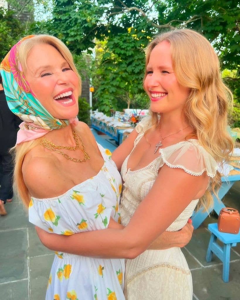 Christie Brinkley poses with her daughter Sailor Brinkley Cook in a photo shared on Instagram