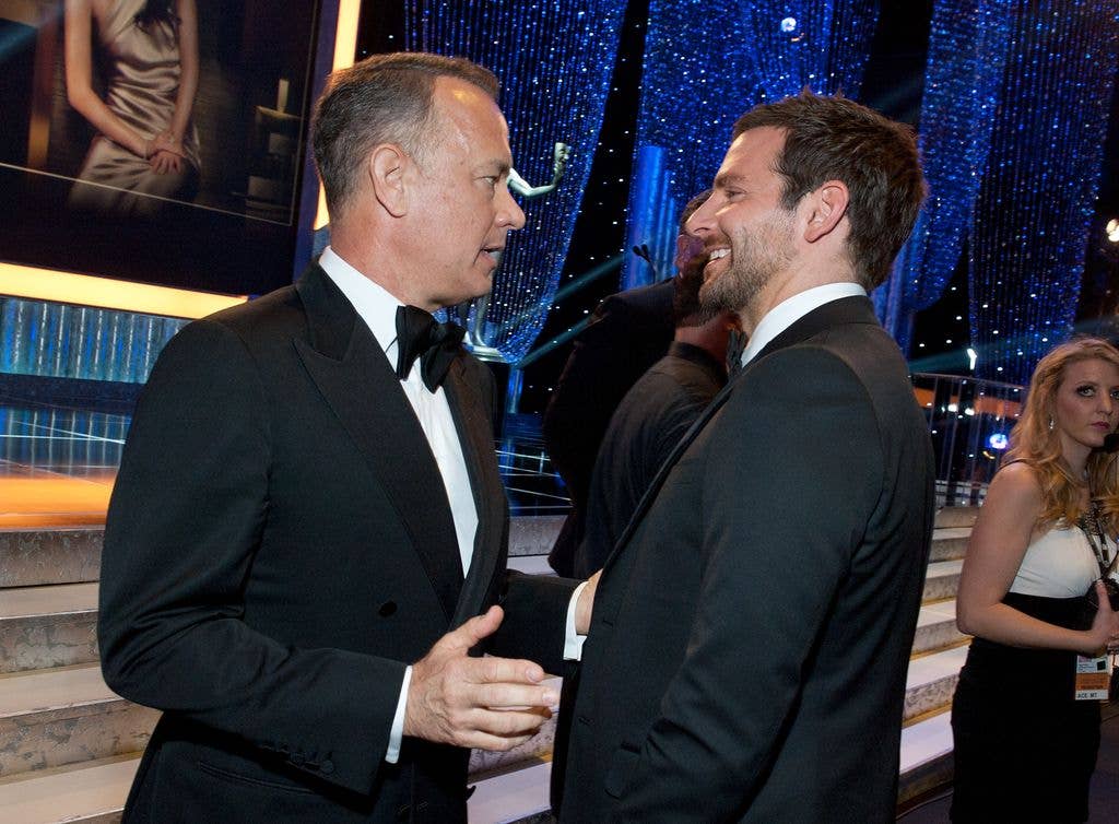 Guests at the wedding included Tom Hanks and Bradley Cooper